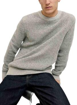 Pullover Jack und Jones Global grau für Herren