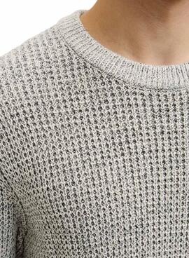 Pullover Jack und Jones Global grau für Herren