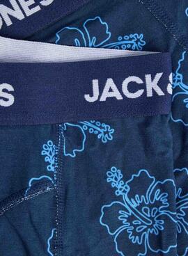 Pack Boxershorts von Jack and Jones Anthony in Blau für Herren.