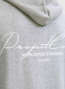 Sweatshirt Jack and Jones Cocover grau für Herren