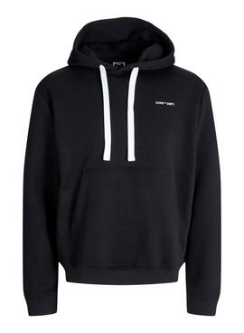 Sudadera Jack and Jones Cocover schwarz für Herren