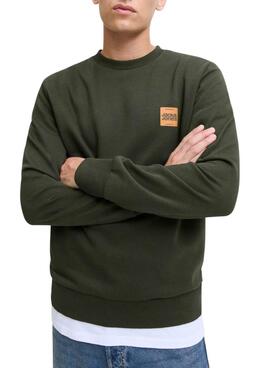 Sweatshirt Jack and Jones Brandy grün für Herren