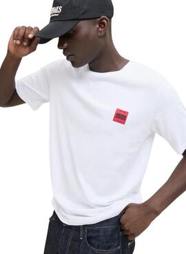 T-Shirt Jack and Jones Brandy weiß für Herren.
