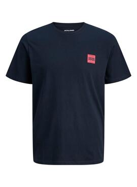 T-Shirt Jack and Jones Brandy marineblau für Herren