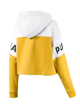 Sweatshirt Puma XTG Hood Gelb Für Damen