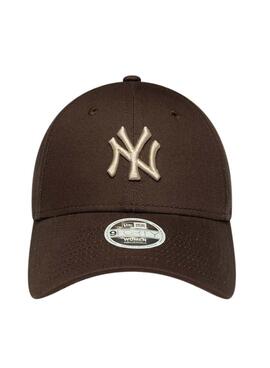 Kappe New Era Essential Midi 9FORTY braun für Damen.
