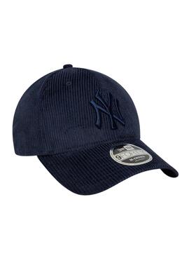 Kappe New Era Cord Yankees MLB Cord 9FORTY Marineblau