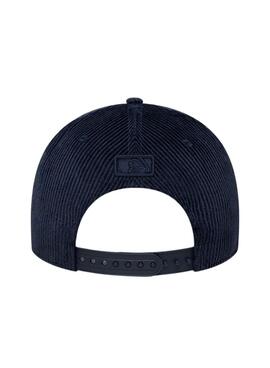 Kappe New Era Cord Yankees MLB Cord 9FORTY Marineblau