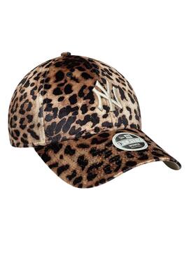 Kappe New Era Leoparden Velours 9FORTY für Damen