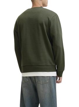 Sweatshirt Jack and Jones Pam grün für Herren.