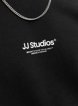 Sweatshirt Jack and Jones Soho JJ Studios schwarz für Herren