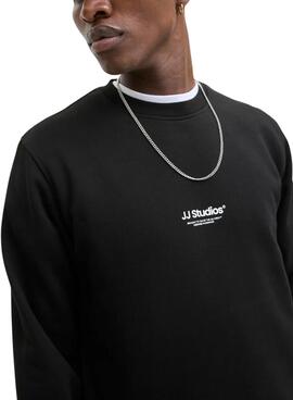 Sweatshirt Jack and Jones Soho JJ Studios schwarz für Herren