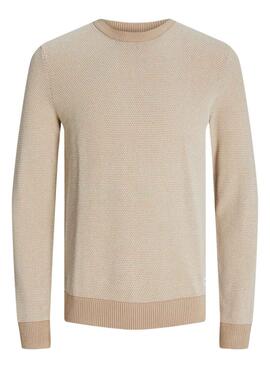 Jack und Jones Globe Beige Jersey für Herren