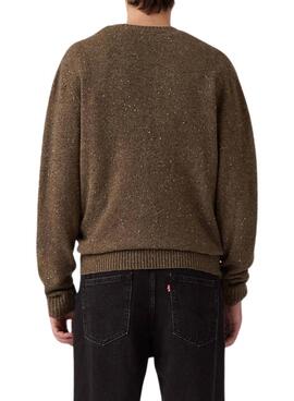 Levis Pullover Original Housemark in Braun für Herren.