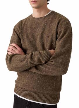 Levis Pullover Original Housemark in Braun für Herren.