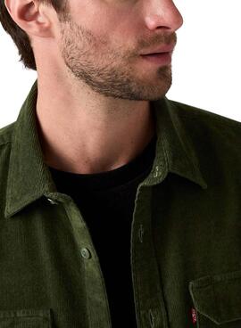 Levi's Jackson Worker Cordhemd in Grün für Herren