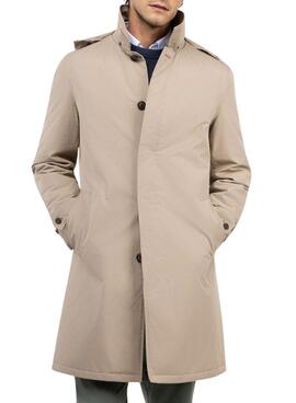 Trenchcoat El Ganso beige acolchada para hombre