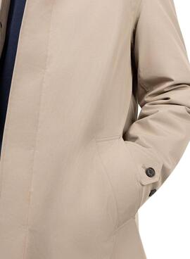 Trenchcoat El Ganso beige acolchada para hombre