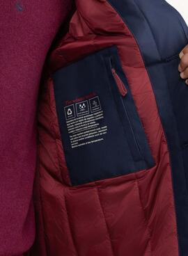 Mantel El Ganso marineblauer gesteppter Mantel für Herren