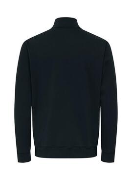 Sweatshirt Only und Sons Ceres Reißverschluss Schwarz für Herren.