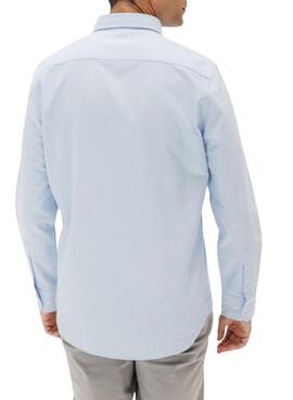 Hemd El Pulpo Casual Oxford in Blau für Herren