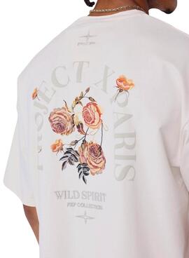 T-shirt Project x Paris Roses beige für Herren.