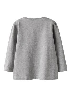 T-shirt Name It Rasmus grau für Jungen.