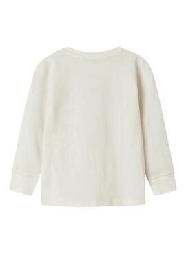 T-shirt Name It Mobay beige für Jungen