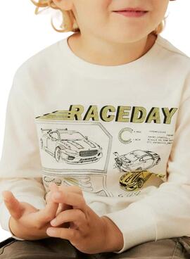 T-shirt Name It Mobay beige für Jungen