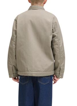 Jacke Jack and Jones Norrebro beige für Jungen.