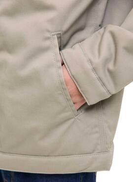 Jacke Jack and Jones Norrebro beige für Jungen.