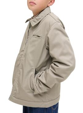 Jacke Jack and Jones Norrebro beige für Jungen.