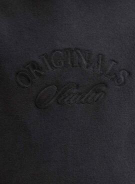 Sweatshirt Jack and Jones Bleecker schwarz für Kinder