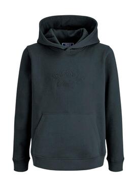 Sweatshirt Jack and Jones Bleecker schwarz für Kinder