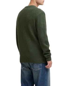Pullover Jack and Jones Paul  grün für Herren