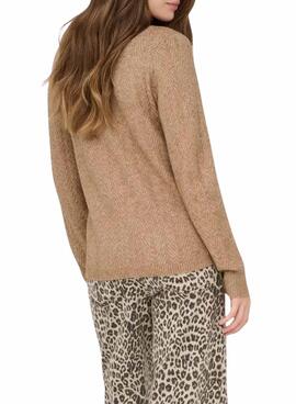 Pullover Only Hellen Toast für Damen.