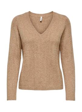 Pullover Only Hellen Toast für Damen.
