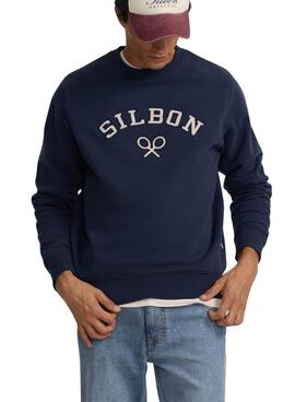 Pullover Silbon halbpanama marineblau für Herren