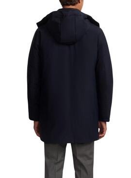 Parka Silbon technischer Schneider Marine für Herren