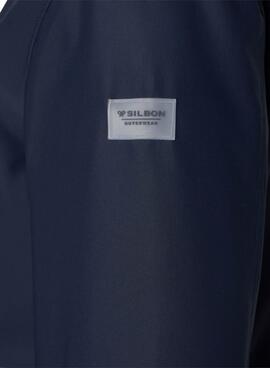 Parka Silbon technischer Schneider Marine für Herren