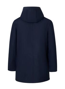 Parka Silbon technischer Schneider Marine für Herren