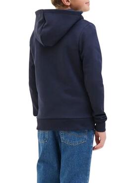 Kinderhoodie Jack and Jones Ari blau