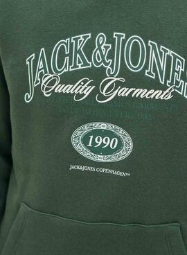 Sweatshirt Jack and Jones Ari grün für Jungen