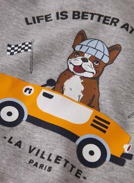 Sudadera Name It Roval Grau für Jungen.