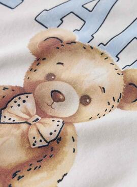 T-shirt Name It Frearaja weiß für Mädchen.