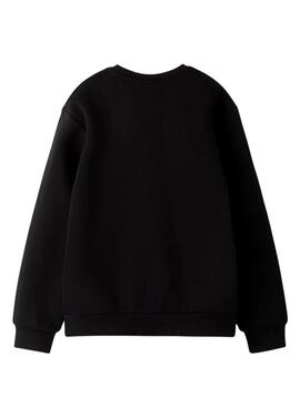 Sweatshirt Name It Fretta Paris Schwarz für Mädchen.