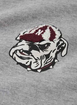 Kapuzenpullover Name It Steven grau für Jungen