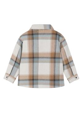 Mayoral Karo-Jacke in Toastfarben für Jungen