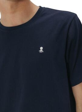 T-Shirt El Pulpo in Navyblau für Herren
