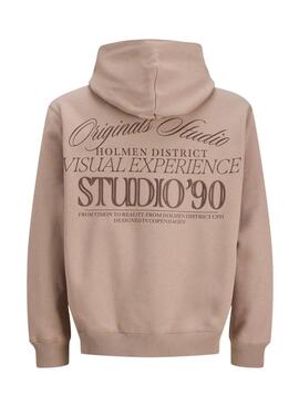 Sweatshirt Jack and Jones Midtown beige für Männer